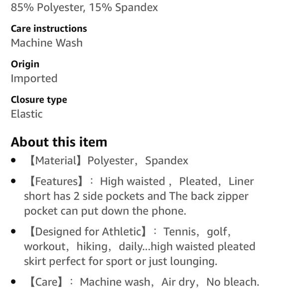 Husnainna Mint Green Slinky Knit Tennis Golf Skort Woman Size 10 Sporty - Picture 11 of 11